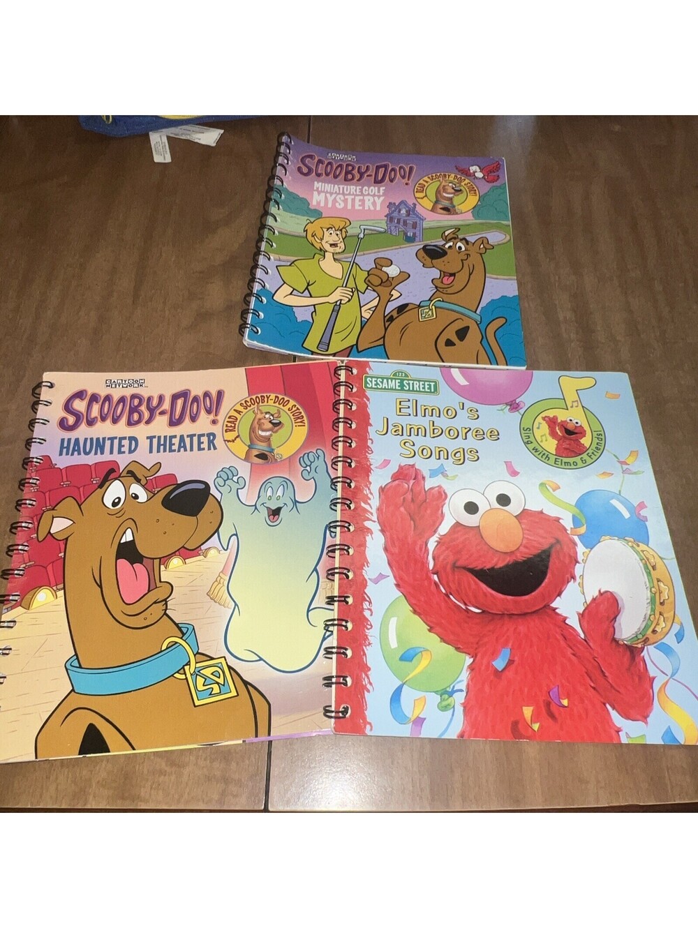 3 Disney Story Reader Books Only - Scooby Doo And Elmo’s Jamboree